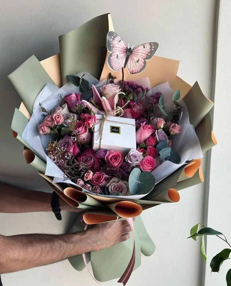 باقة هالة فرح - مع شوكولاتة باتشي