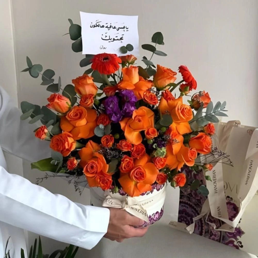 باقة وهج الشوق - تنسيق بوكس هانوفريان