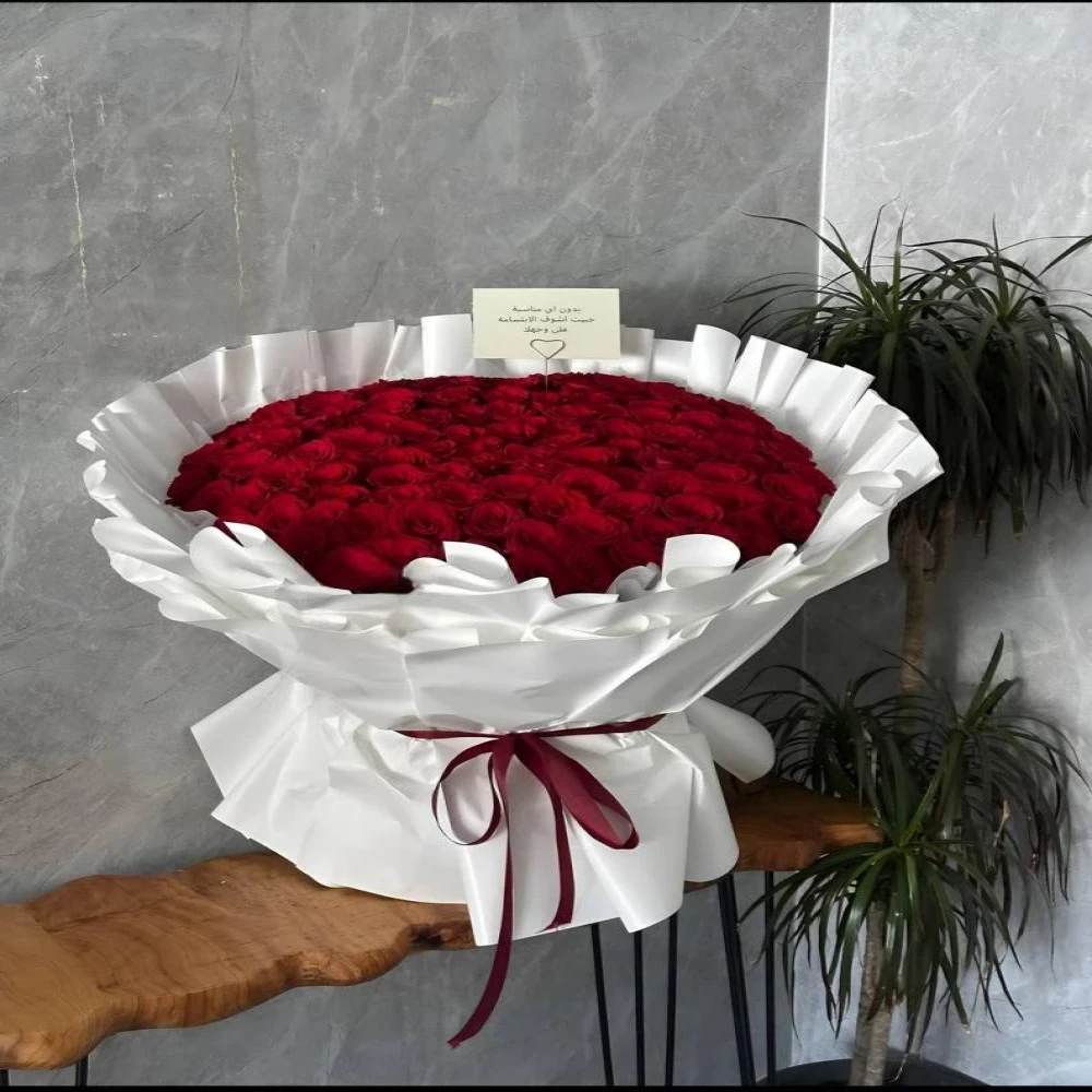 باقة شوق 200 وردة