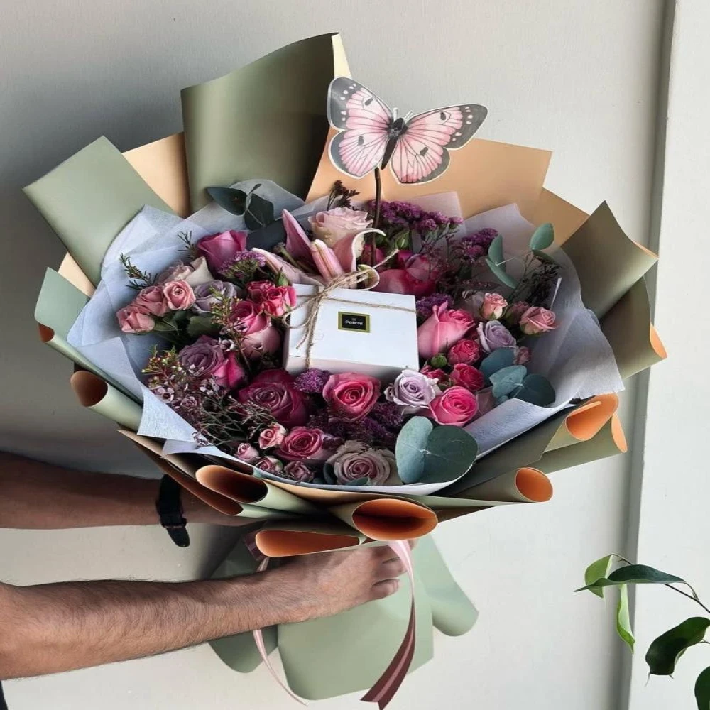 باقة هالة فرح - مع شوكولاتة باتشي