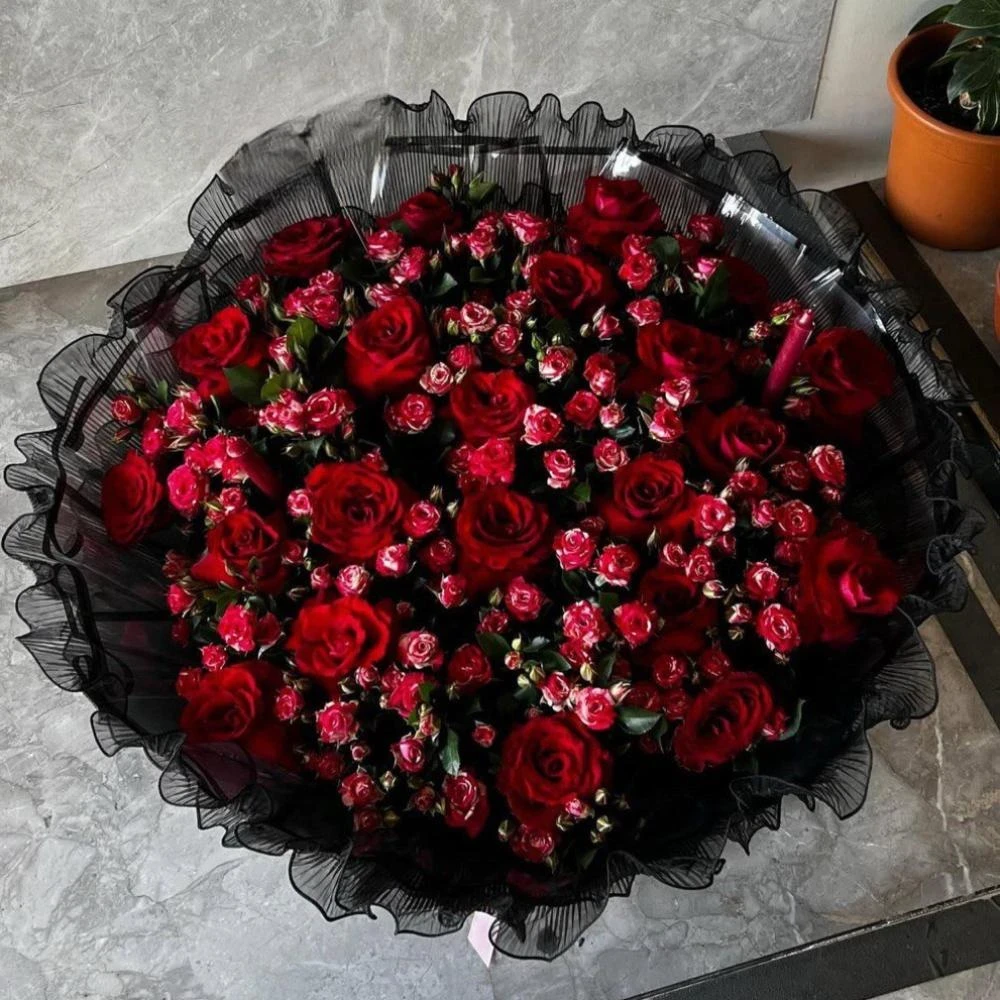 باقة جوري بيبي روز 200 وردة