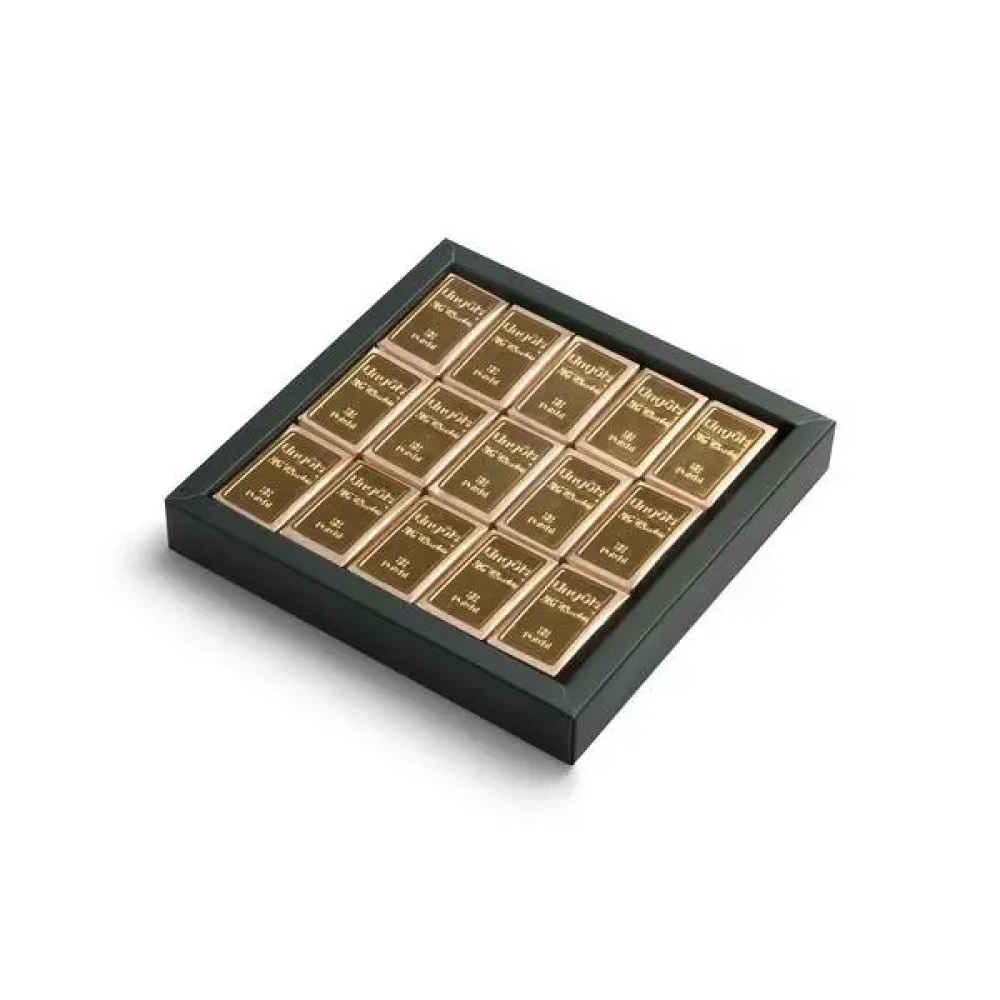علبة من باتشي 15 قطع شوكولاته بالحليب مع البراليني لي لانغو