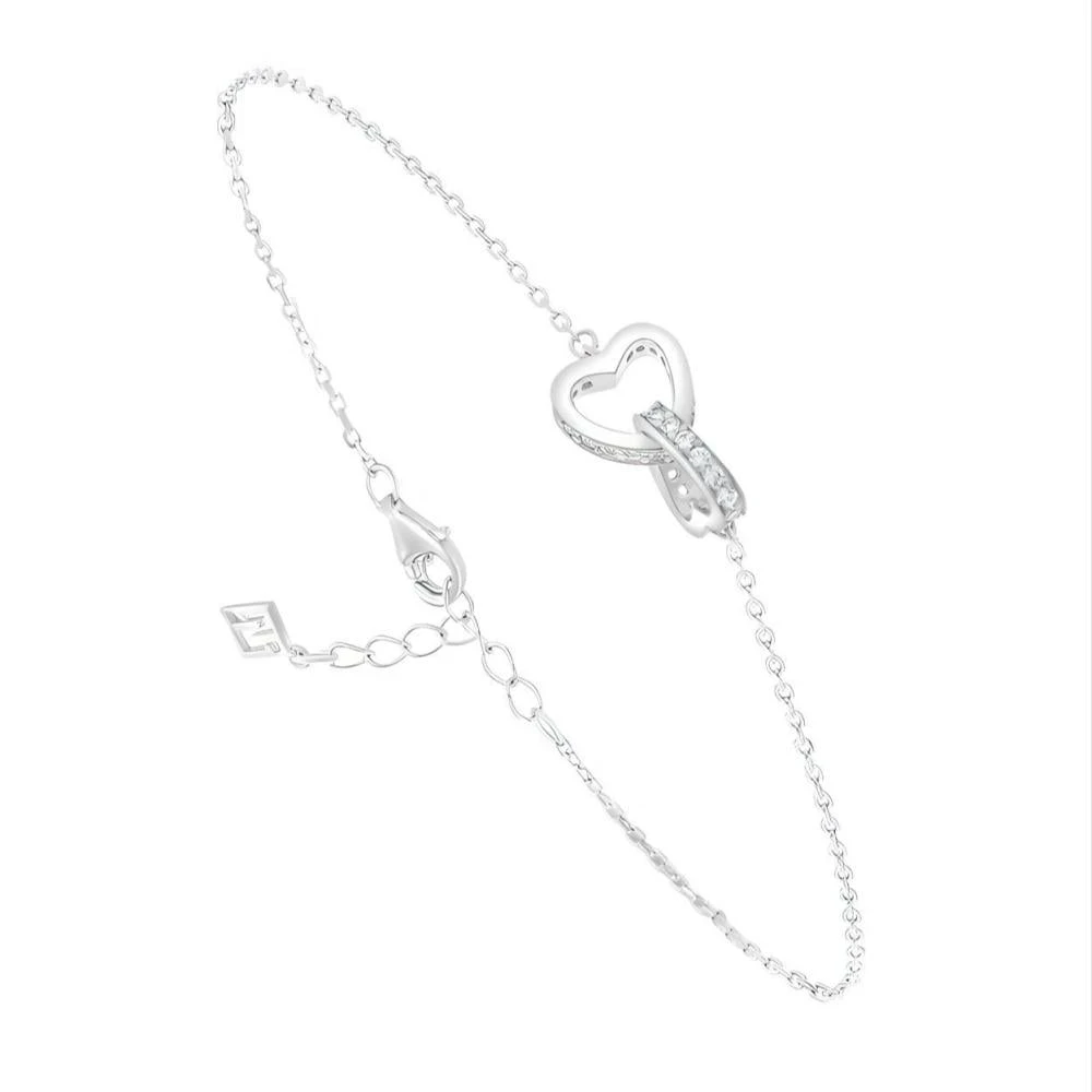 تنسيق سوار القلوب المترابطة من فايندرا